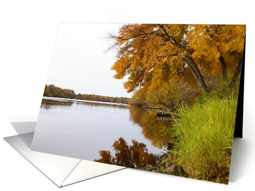 Peaceful River Blank Note card (775940)