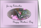 Mother’s Day Card for Godmother - Irish Butterfly Blessing card