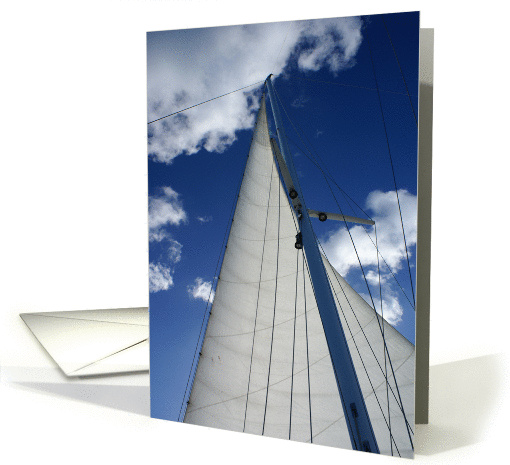 Happy 5th Anniversary for my wife - Sailboat & Blue sky -... (833105)