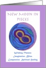 New Moon in Pisces Wishing Themes card