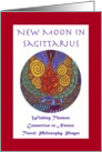 New Moon in Sagittarius Wishing Themes card