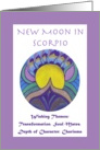 New Moon in Scorpio Wishing Themes card