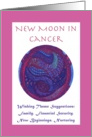 New Moon in Cancer Wishing Themes card