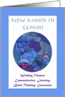 New Moon in Gemini Wishing Themes card