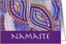 Namaste New Age Hello Artwork Bliss card