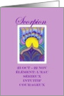 Scorpio Scorpion French Zodiac by Sri Devi card
