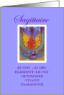 Sagittarius Sagittaire French Zodiac by Sri Devi card
