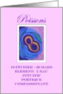 Pisces Poissons French Zodiac by Sri Devi card