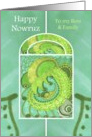 Happy Nowruz to Boss & Family Springtime Splendor card