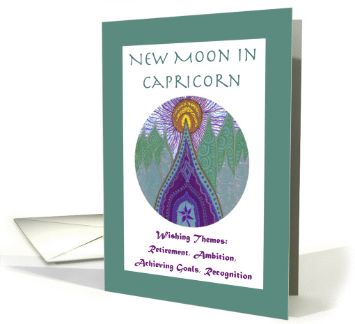 New Moon in Capricorn Wishing Themes card (1073434)