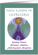 New Moon in Capricorn Wishing Themes card