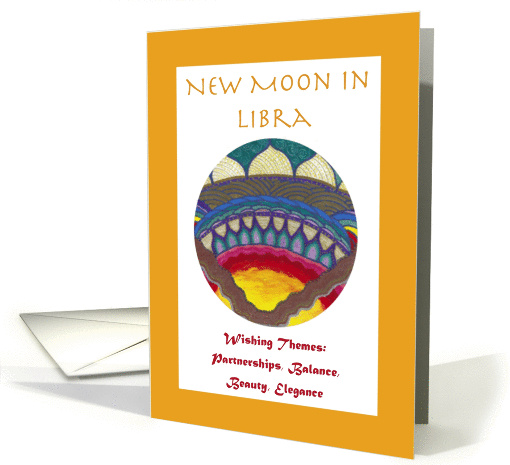 New Moon in Libra Wishing Themes card (1073440)