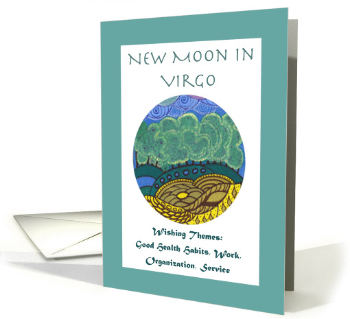 New Moon in Virgo Wishing Themes card (1073442)