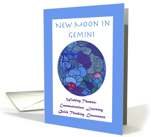 New Moon in Gemini Wishing Themes card (1073448)