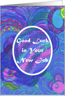Good Luck in Your New Job Success With Flying Colors card