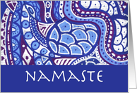 Namaste New Age Hello Artwork Clarity card