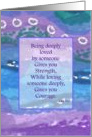 Support for Caregiver of Spouse with Alzheimer’s Lao Tzu Quote card