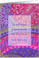 French Friendship Amiti card