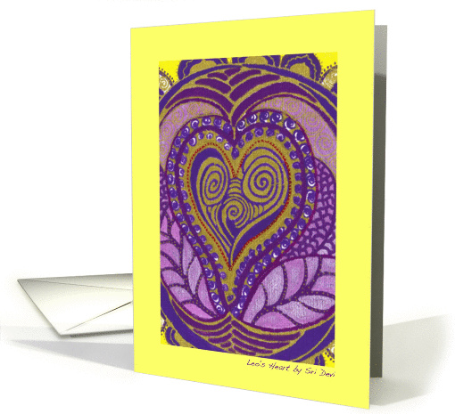 Leo's Heart by Sri Devi card (834534)