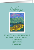 Virgo Virge French Zodiac by Sri Devi card