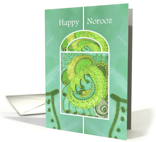 Happy Norooz Window of Springtime Splendor card (909631)