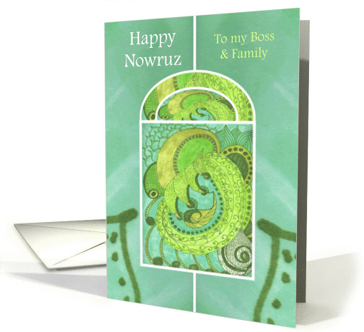 Happy Nowruz to Boss & Family Springtime Splendor card (909733)