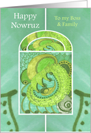 Happy Nowruz to Boss & Family Springtime Splendor card