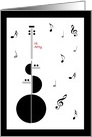 Customizable abstract string instrument, change name and/or message card