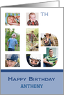 Happy 16th Birthday custom name photocard card