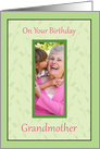 Birthday for Grandmother photocard card