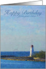 Lighthouse Birthday from Sister card