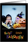 Colorful Happy Halloween Photocard custom relationship card