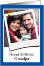 Happy Birthday fun double-take photocard to customize card