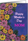 Mother’s Day Wishes with Colorful Flowers card