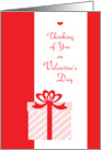 Valentine’s Day Thinking of You gift card