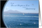 Anniversary for Son and Daughter-in-Law - Ocean View through Porthole card