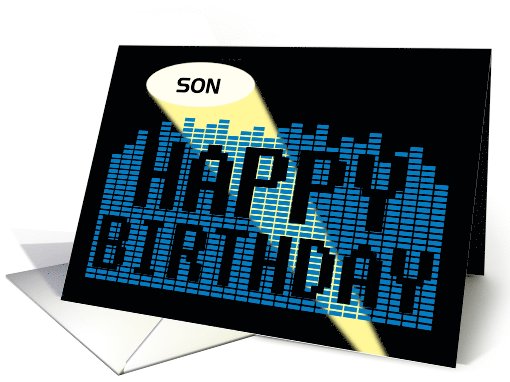 The spotlight's on you birthday with music equalizer... (1091330)