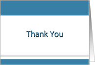 Thank you, blank inside card