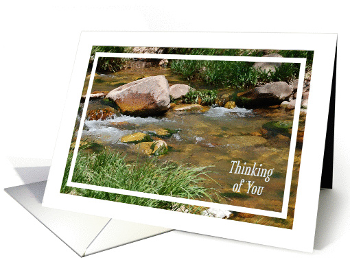 Peaceful creek Thinking of You card (1108306)
