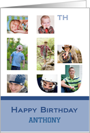 Happy 16th Birthday custom name photocard card