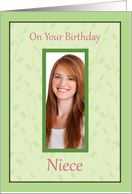 Birthday for Niece photocard card