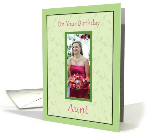 Birthday for auntphotocard card (1122710)