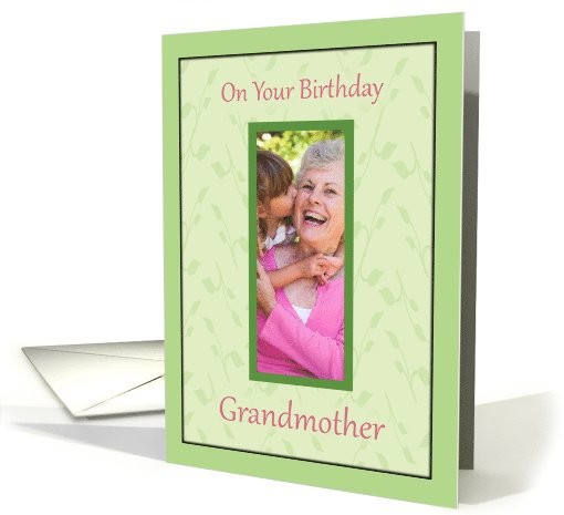 Birthday for Grandmother photocard card (1122734)