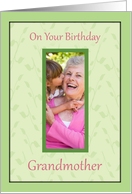 Birthday for Grandmother photocard card
