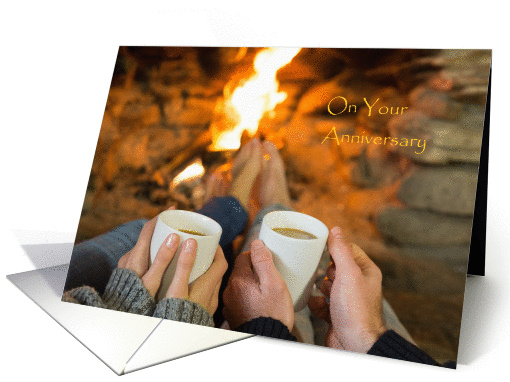 On Your Anniversary may it warm your hearts ... card (1236764)