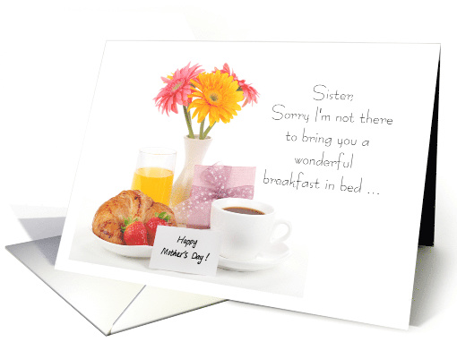 Mother's Day breakfast for Sister card (1258692)