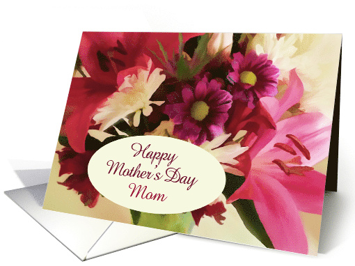 Send her flowers on Mother's Day - customize relationship card