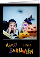 Colorful Happy Halloween Photocard custom relationship card