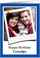 Happy Birthday fun double-take photocard to customize card