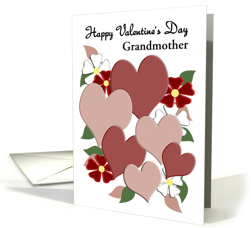 Valentine's Greetings with Hearts & Flowers Customize... (1416178)